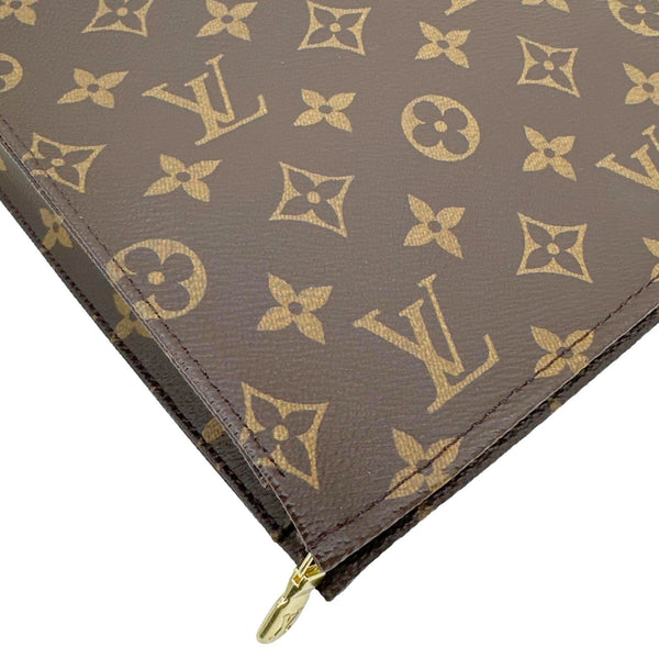 LOUIS VUITTON Toilette 26 Poche Monogram Canvas Wallet Brown