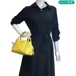 LOUIS VUITTON Marais MM Empreinte Leather Hobo Bag Yellow