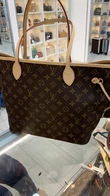 Louis Vuitton Neverfull MM W/Wristlet