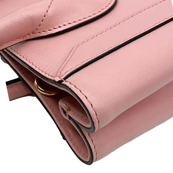 GUCCI Jackie 1961 Medium Calfskin Leather Tote Bag Pink 649016