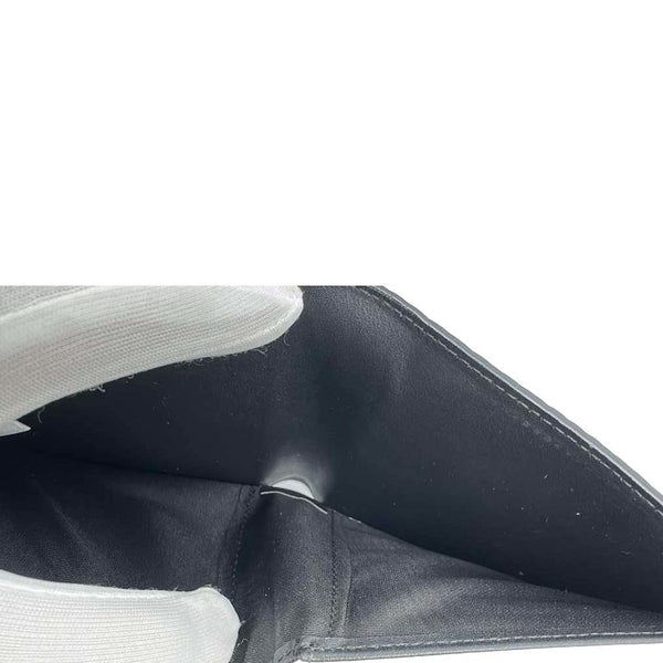 MCM Aren Bandana Leather Bifold Wallet Black