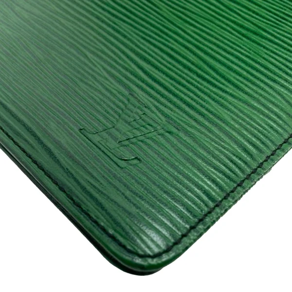 LOUIS VUITTON Epi Leather Bifold Wallet Green