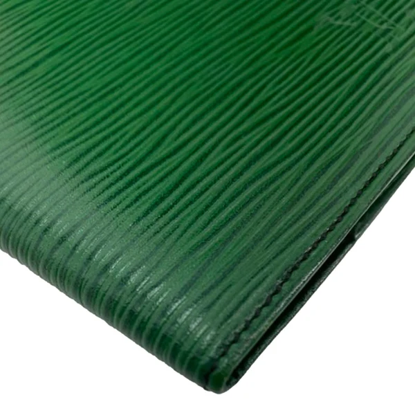 LOUIS VUITTON Epi Leather Bifold Wallet Green