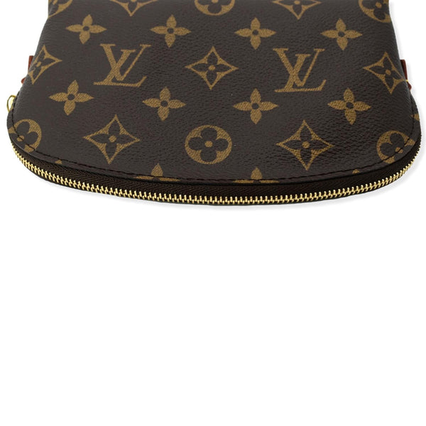LOUIS VUITTON  Monogram Canvas Cosmetic Pouch Brown