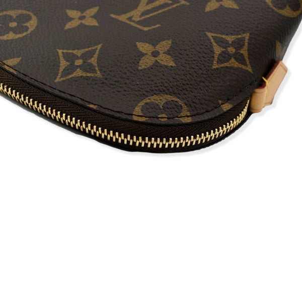 LOUIS VUITTON  Monogram Canvas Cosmetic Pouch Brown