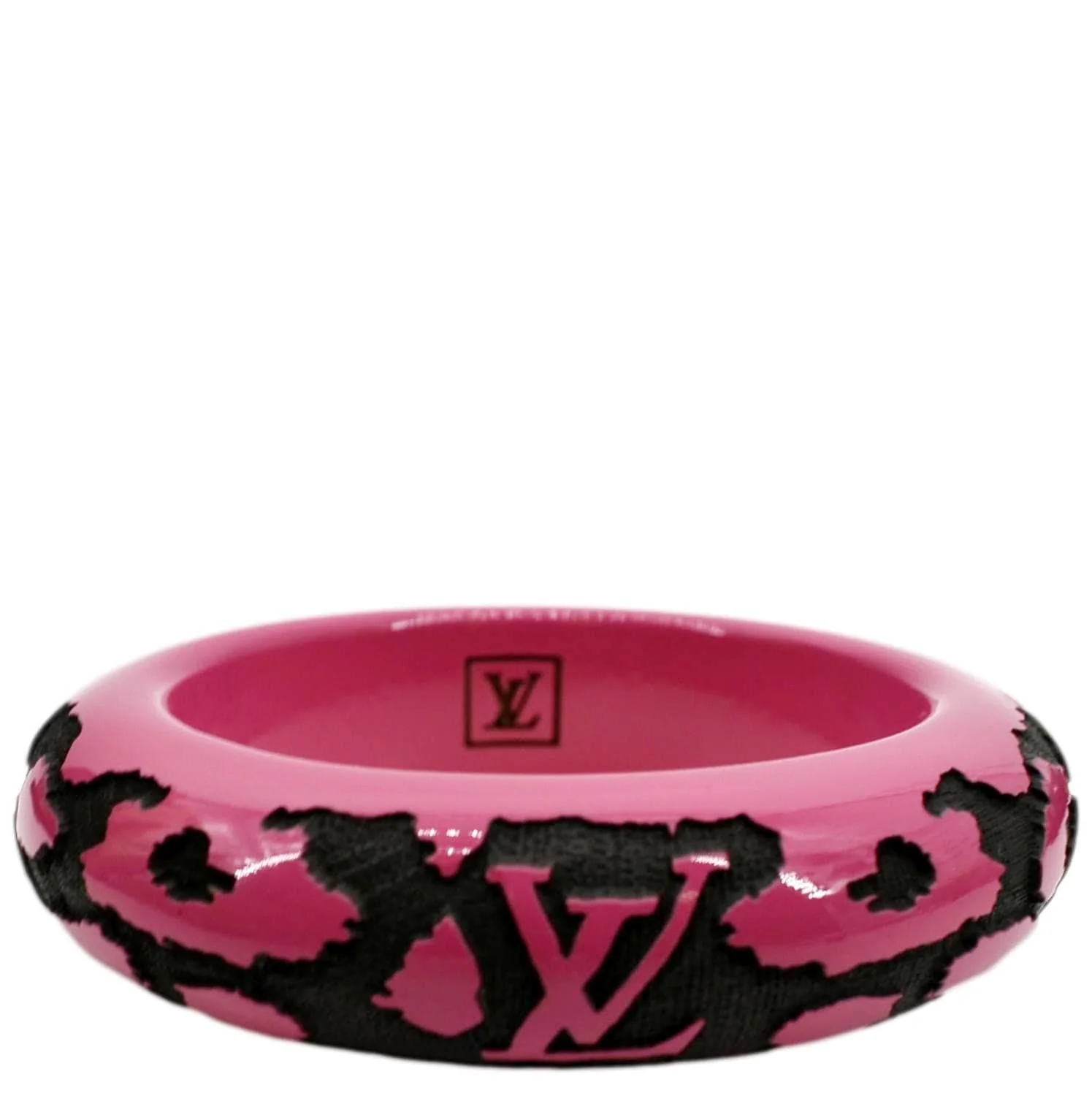 Louis Vuitton Bangle Monogram Lacquer Wood Bracelet - Full View