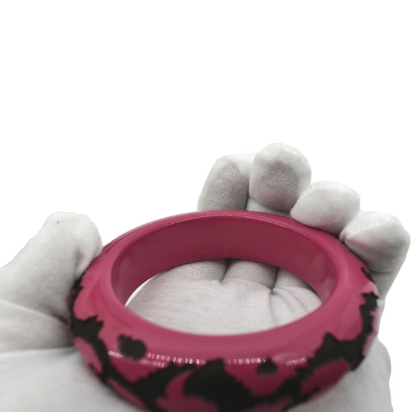 Louis Vuitton Bangle Monogram Lacquer Wood Bracelet  - Top Look