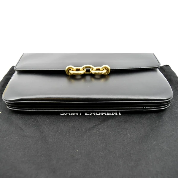 Yves Saint Laurent Le Maillon Leather Shoulder Bag - Bottom