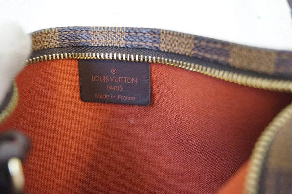 LOUIS VUITTON Damier Ebene Navona Pouch Handbag
