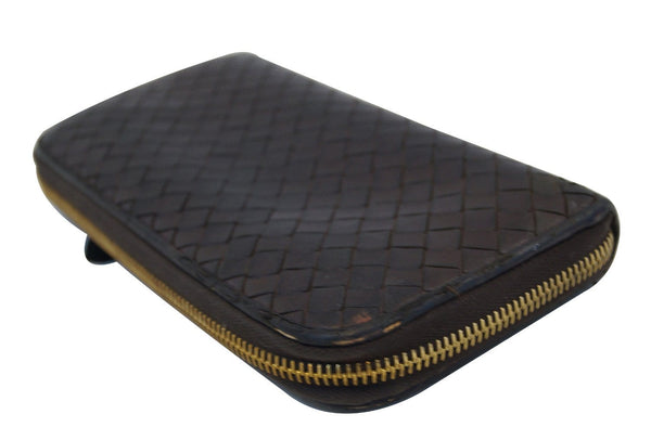 Bottega Veneta Intrecciato Zip Around Wallet - authentic