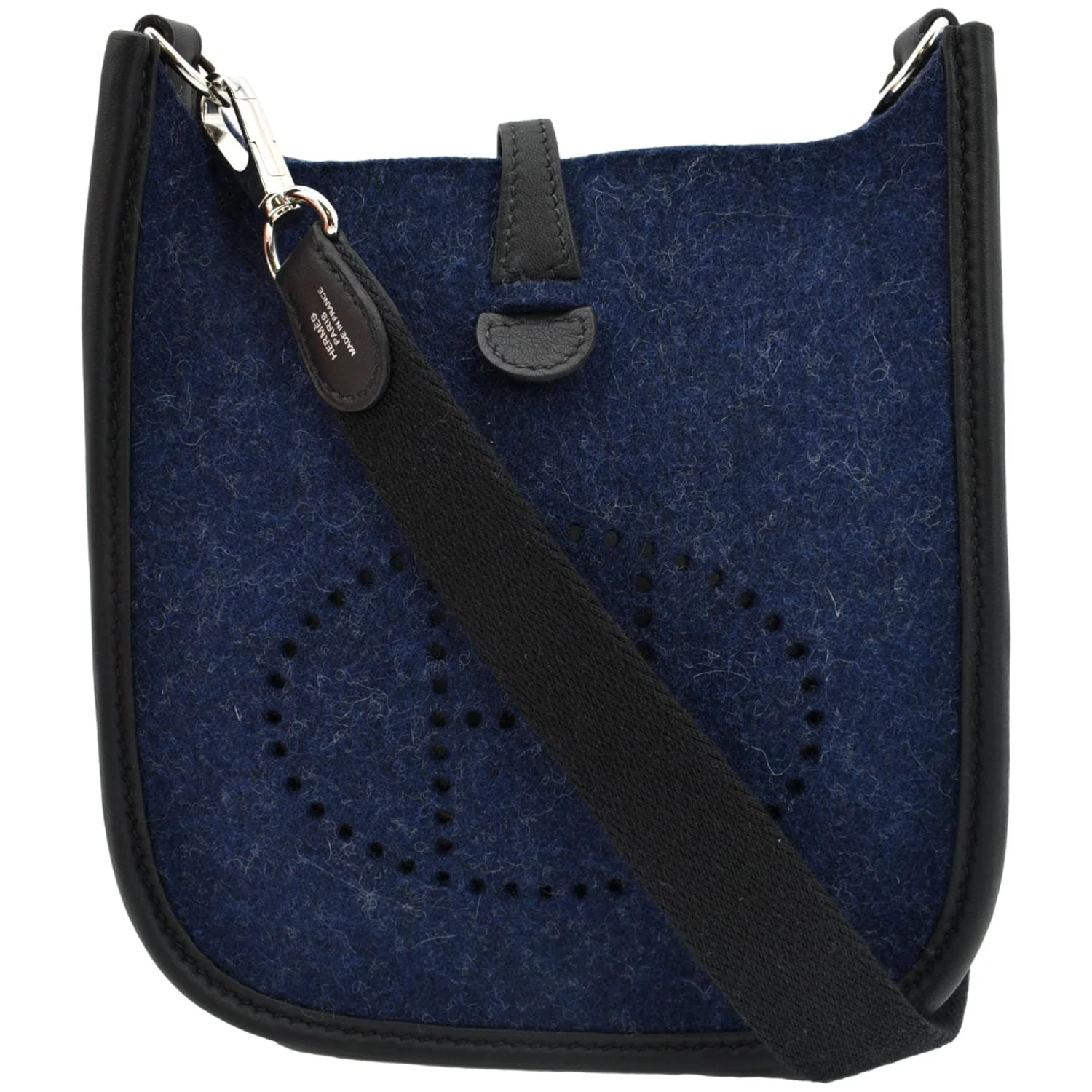 HERMES Evelyne Amazone TPM Feutre Swift Crossbody Bag Leu Nuit