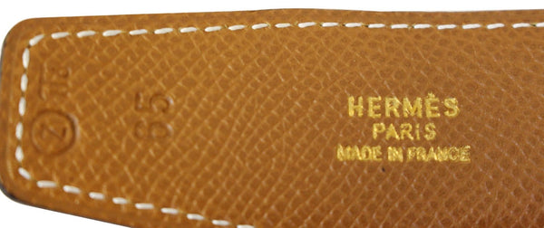 HERMES Belt Constance Buckle H Reversible Size 65