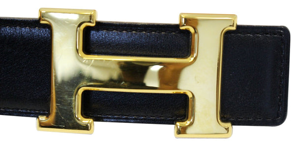HERMES Belt Constance Buckle H Reversible Size 65