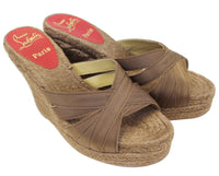 CHRISTIAN LOUBOUTIN Cataribbons Espadrille Wedges