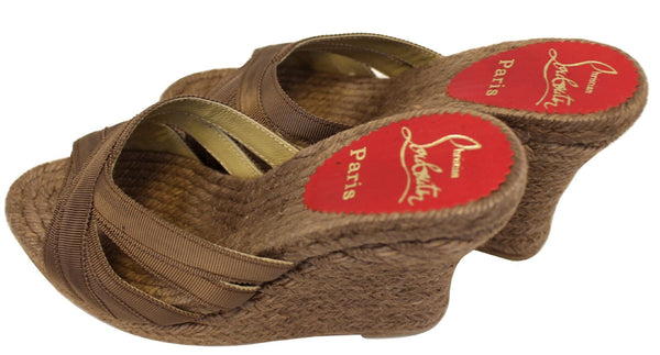 CHRISTIAN LOUBOUTIN Cataribbons Espadrille Wedges