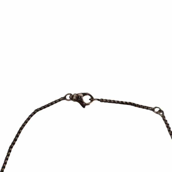 DAVID YURMAN Chiclet Small Sterling Silver Triple Drop Pendant White