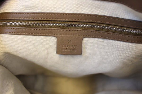 GUCCI 267903 Mesh Hand Leather Brown Tote Bag - Last Call