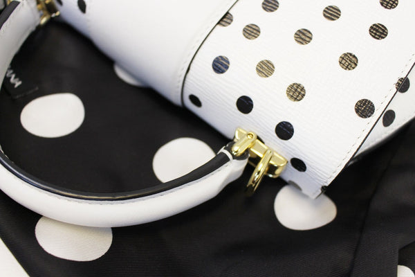 DOLCE & GABBANA Lucia Polka Dot Shoulder Crossbody Bag