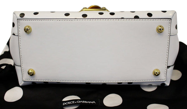 DOLCE & GABBANA Lucia Polka Dot Shoulder Crossbody Bag