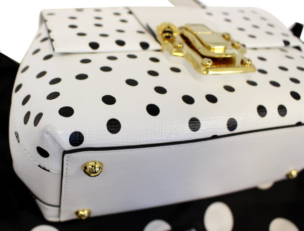DOLCE & GABBANA Lucia Polka Dot Shoulder Crossbody Bag