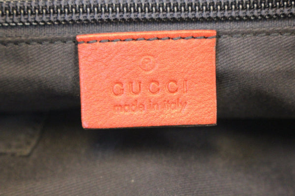 Gucci GG Canvas Messenger Bag Red Navy Blue - Gucci logo