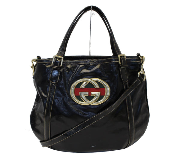 Gucci Britt Hobo Bag - Gucci Hobo Bag Black Leather